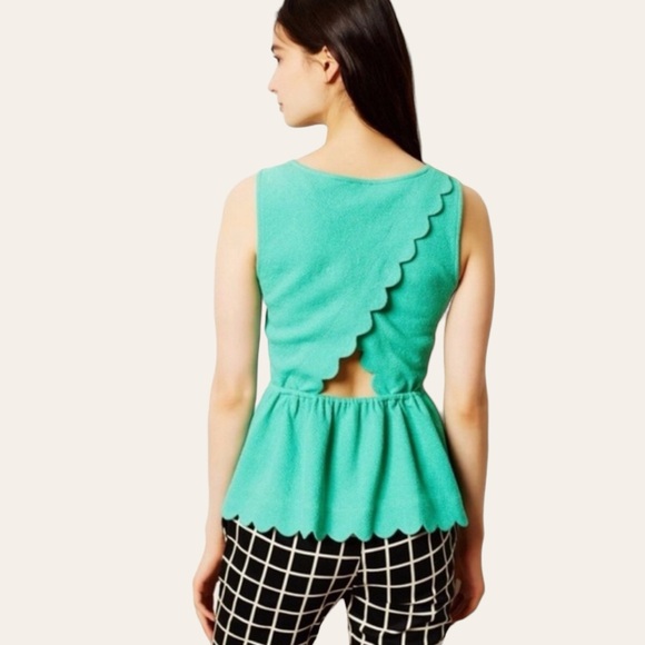 Anthropologie Postmark Clovelly Peplum Top 💕 - Picture 1 of 3